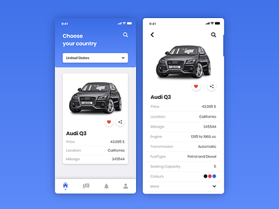 Car Agency App Concept