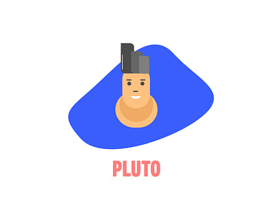 Pluto charachter design design face pluto template