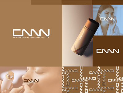 CNVN Logo Design branding design flat graphic design icon illustration logo minimal vector