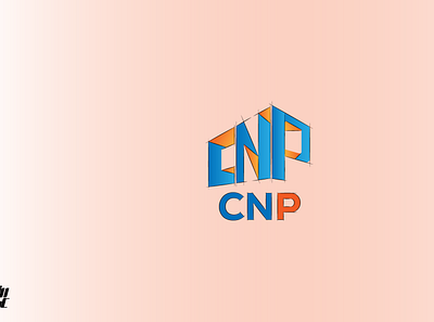 CNP Logo branding design flat icon illustration logo minimal typography ui vector