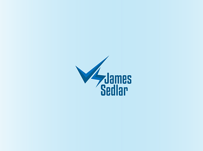 James Sedlar Logo branding design flat icon identity illustration illustrator logo minimal typography
