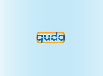 Quda Logo branding design flat icon identity illustration illustrator logo minimal typography