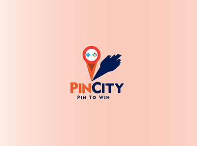 PINCITY Logo branding design flat icon identity illustration illustrator logo minimal typography