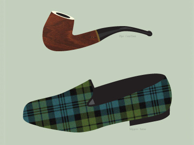 Ce n'est pas une pipe et chaussons magritte pipe slippers