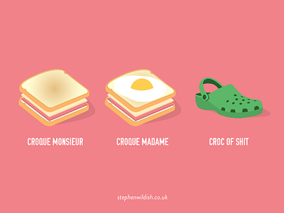 Croques crocs croques knocks sandwich