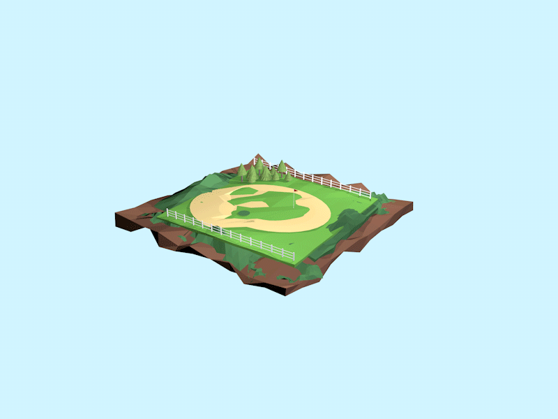 Putt Putt Hole animation c4d game gif golf isometric