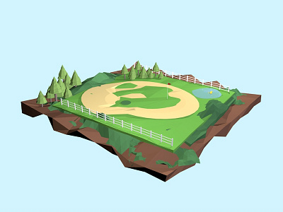 Putt Putt Hole Update animation c4d game gif golf isometric