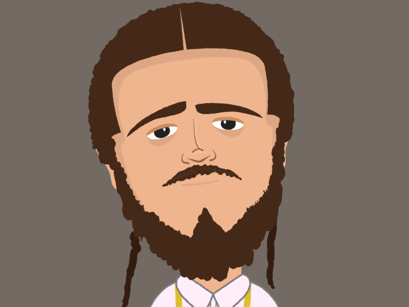 Day 1 - Posty / Stoney ae animated gif gif loop motion graphics post malone