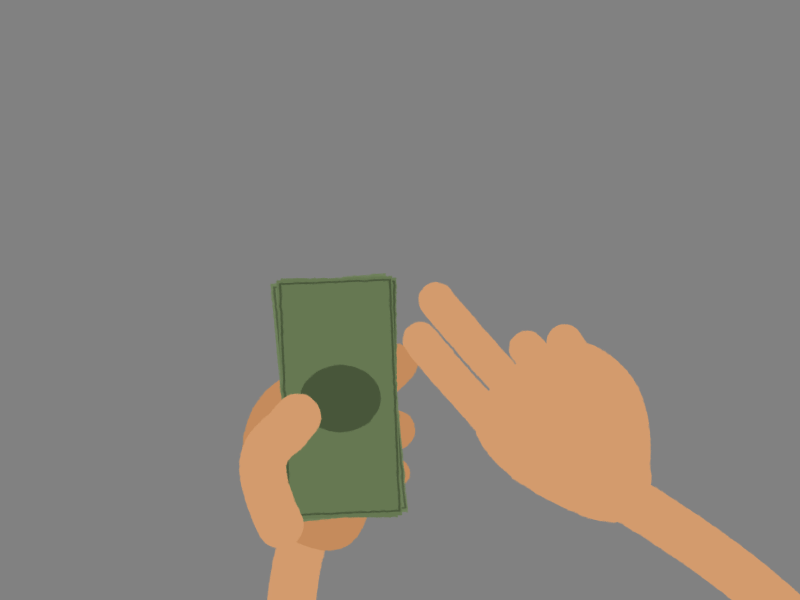 Day 4 - Paying Bills ae animated gif gif loop money motion graphics