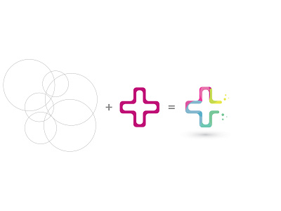Logo Creative Medical Solutions branding creative design health care icon logo vector