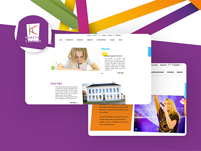 Webdesign K&C branding creative creative agency design logo rebranding vector web webdesign webdesigner website