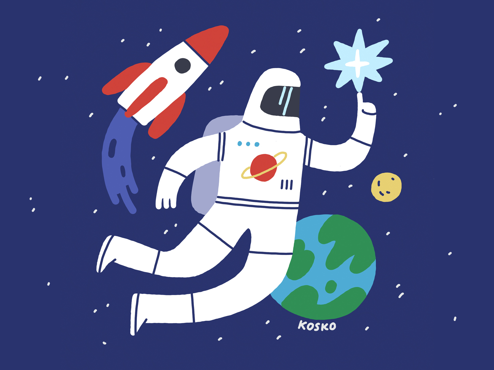 international-day-of-human-space-flight-by-kosko-on-dribbble