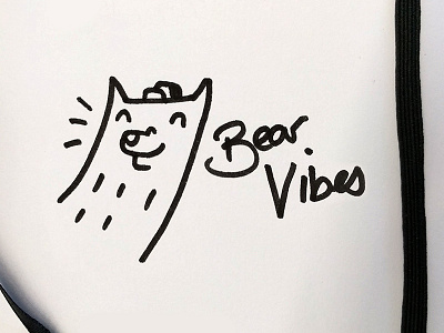 BearVibes bare bear doodle draw drawing fam fun illustration sketch sketchbook typography vibes