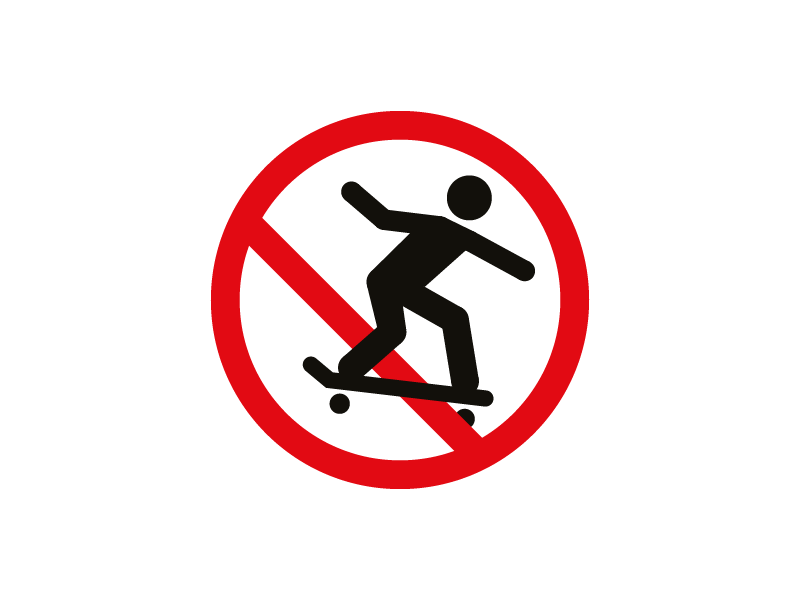 Skateboarding is not a crime branding campaign charity crime logo skateboard skaters skating vector