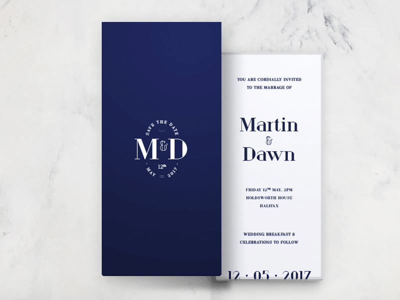 Wedding Invitiation bold celebration dl invitation invite minimal monochrome navy party print type wedding