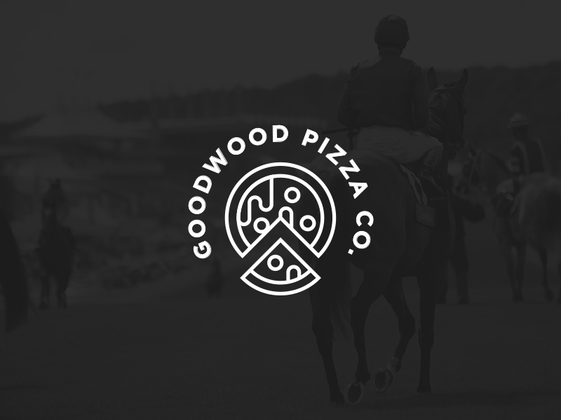 Goodwood Pizza Co. brand branding derby goodwood horse identity italian logo logomark pizza restaurant take away