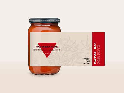 Homemade Pizza Sauce brand gift homemade jar label logo mason mockup pizza sauce tomato