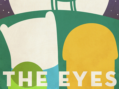 The Eyes adventure time illustration poster