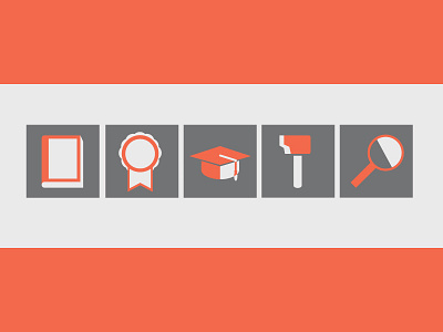 Resume Icons flat icons logo minimal portfolio resume