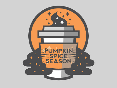 Pumpkin Spice Season coffee halloween minimal october pumpkin spice spooky sticker