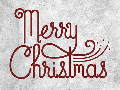 Merry Christmas by Griffin Van Dyke on Dribbble