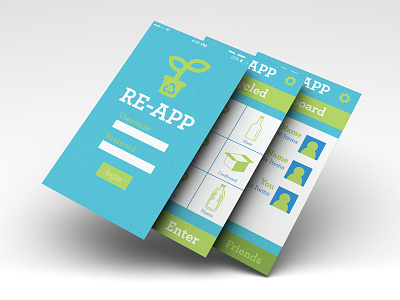Re-APP Concept Screens