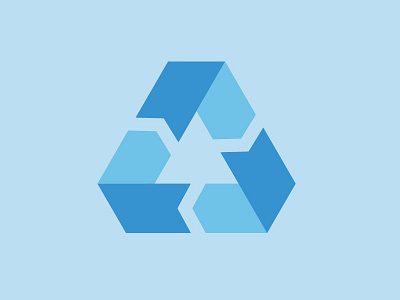 Infinite infinity recycle reuse triangle