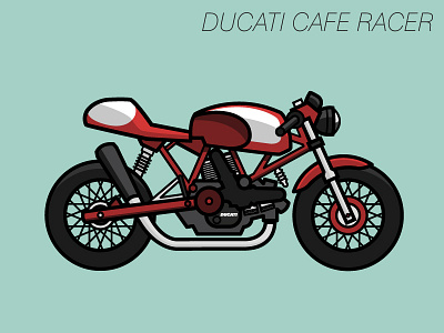 Ducati Sport Classic 1000 bike classic ducati illustration motorcycle sport