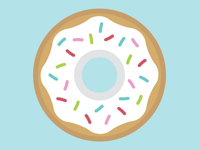 DONUT donut food illustration