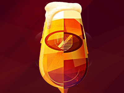 Fresh beer beer texture vector