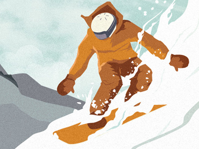 Snowboard illustration snow snowboard vector