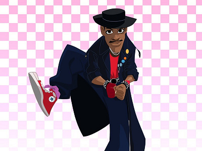 Shabba Doo RIP branding character concept dancer design digital 2d hip hop illustration logo musicians poster art ui