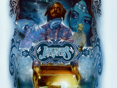 k-os Atlantis poster promo branding hip hop illustration logo musicians