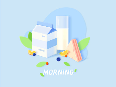 MORNING FOOD design food illustration morning