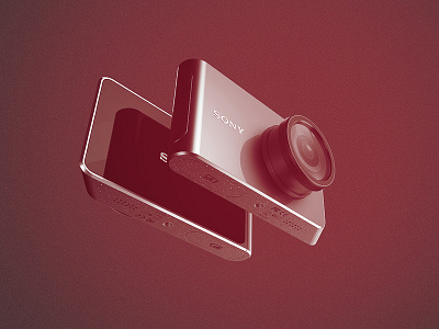 Sony aplha16 3d alpha 16 behance camera cgi design industrial design keyshot lemanoosh product design render rhino3d sony sony alpha ui visualization