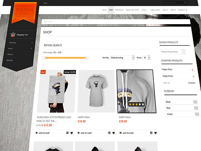BigOne WP WooCommerce theme e-commerce envato shopping thealthemist themeforest themes wordpress