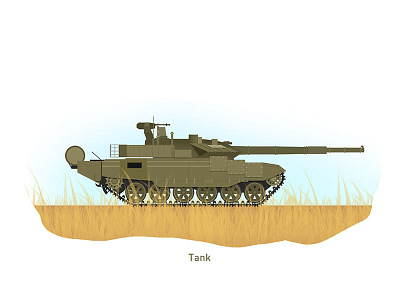 Tank — Icon green icon illustration scenery tank ui vehicle
