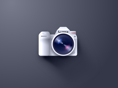 White Camera Icon