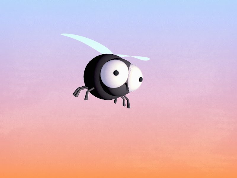 Little Bug 3d animation animation c4d character animation cinema 4d design loop animation motion design