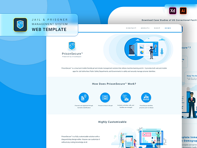 Management System web template for Jail & Prisoner