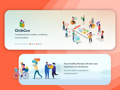 Landing Page Concept For Private Health & Wellness Communities