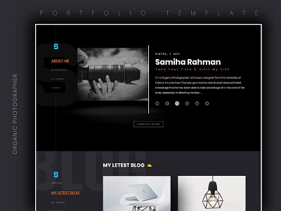 Personal Portfolio Template Design