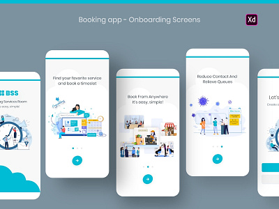 Onboarding Booking App Experience Challenge best onboarding ux 2021 onboarding screen android onboarding screen flutter onboarding ux