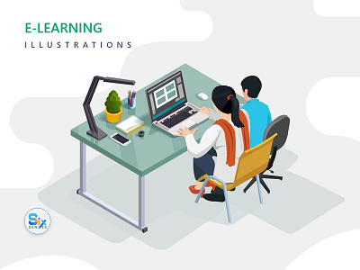 E-Learning illustration