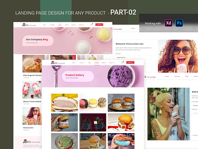 Landing Page Design For Any products-part-02