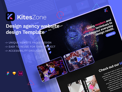Creative Design agency website templates app concept graphic design logo ui ux design web design