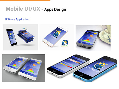 Mobile Apps Design (SkinCure) app apps application app concept uiux design user experience