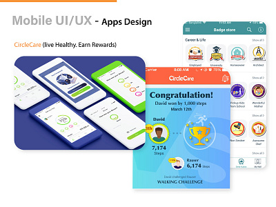 Mobile App UI/UX Design app app concept ux designer ux ui design