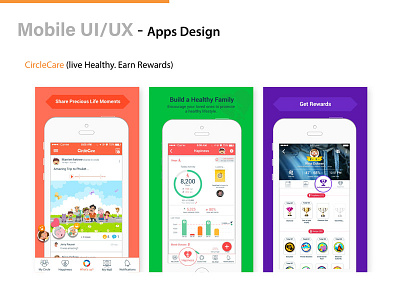 Mobile App- Screenshots design app app branding app concept