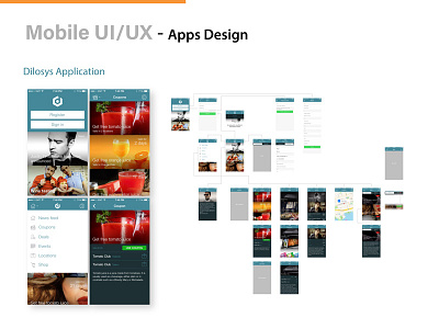 Mobile- Apps Design(Dilosys) app concept app design uidesign ux designer